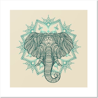 Bohemian Elephant Posters and Art